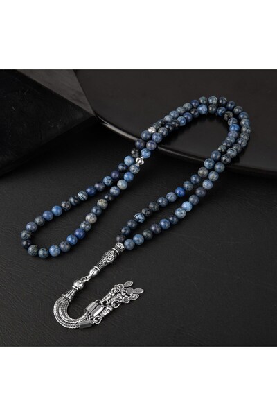 Mavera Doğaltaş Sodalit piatră naturală Tasbih 99 bucăți – 6 mm