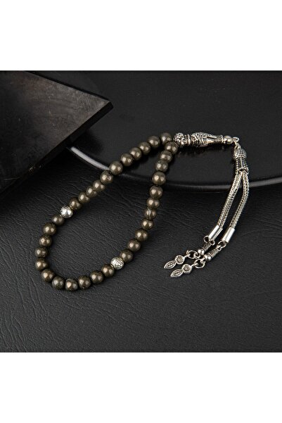 Mavera Doğaltaş Pietre prețioase naturale Pirit Tasbih 33buc - 8mm