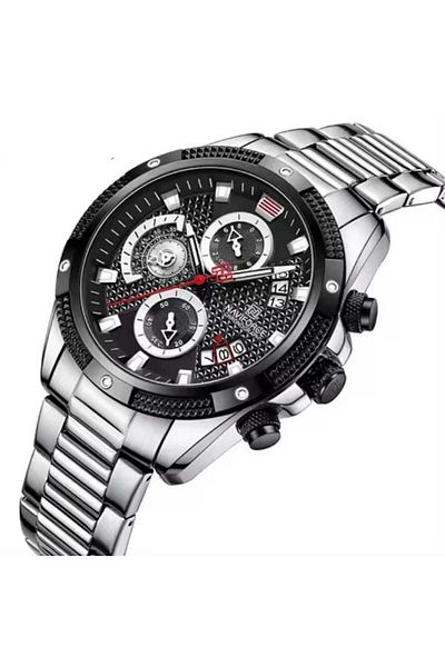 Naviforce Men's Wristwatch Function Steel Cord 2052