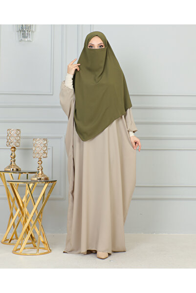 DİLNUVAR وشاح جاهز بطبقات من الحرير