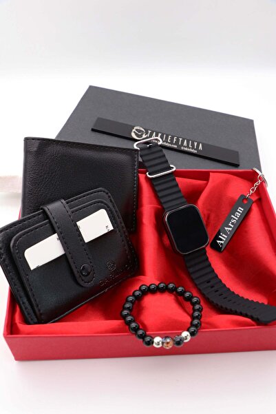 nw northwatch Dijital Saat, Cüzdan, Kartlık ve Kişiye Özel Aksesuar Seti