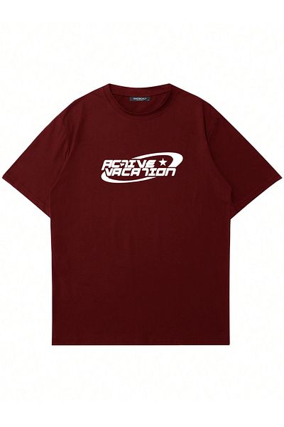 Mad&Calf Μπλουζάκι Unisex Active Nation με στάμπα Oversize