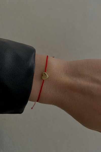 boutique bigiy Red String Bracelet with Heart
