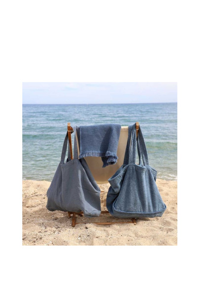 HIZSOY TEKSTİL Πετσέτα τσάντα παραλίας, βαμβακερή τσάντα παραλίας, πετσέτα ώμου πολλαπλών χρήσεων