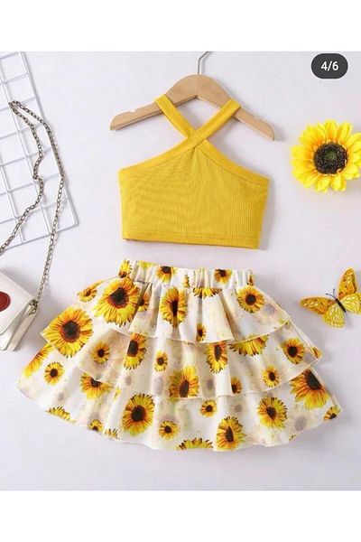 bir dünya çocuk Spring Skirted Combo