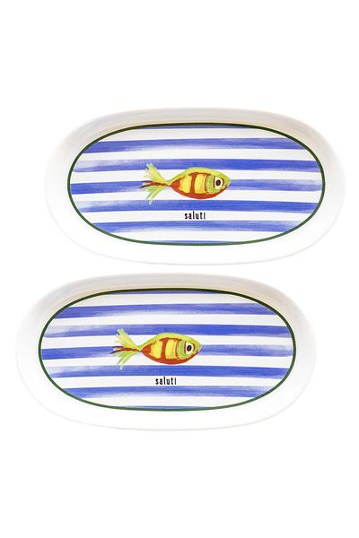 The Mia 2-Piece Fish Oval Serving - 29 cm