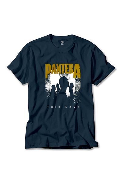 Z zepplin T-shirt Pantera This Love Navy Blue