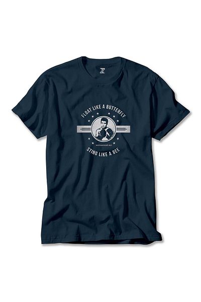 Z zepplin Μπλουζάκι Muhammad Ali Butterfly Navy Blue