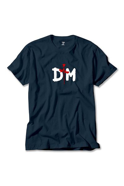 Z zepplin Μπλουζάκι με λογότυπο Depeche Mode Navy Blue