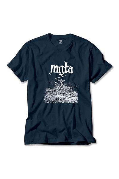 Z zepplin Μπλουζάκι Mgla Age Of Excuse Navy Blue