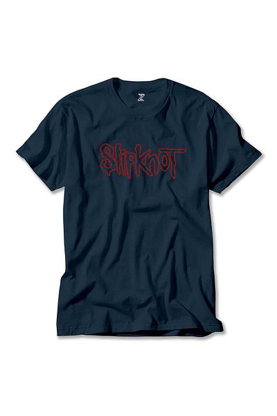 Z zepplin Μπλουζάκι Slipknot Text Navy Blue