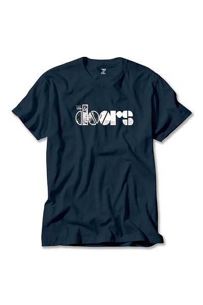 Z zepplin Μπλουζάκι με λογότυπο The Doors Navy Blue