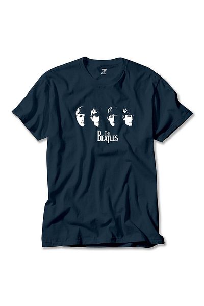 Z zepplin Οι Beatles συναντούν τους Beatles! Μπλουζάκι Navy Blue