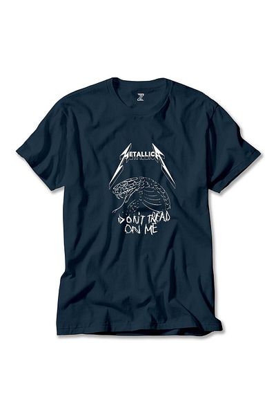 Z zepplin Μπλουζάκι Metallica Don't Tread On Me Navy Blue