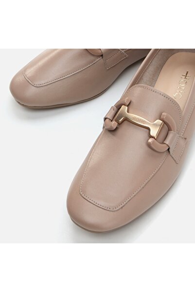 Hotiç Natural Genuine Leather Women's Loafer