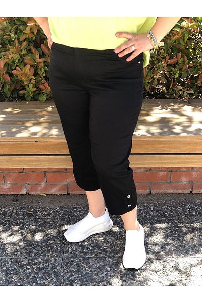 BAKTAGÖR WAIST HALF-RUBBERED CAPRY (SHORT LEG PANT)