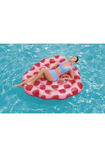 BESTWAY Scentsational™ Raspberry Air Mattress, 165 X 151 Cm