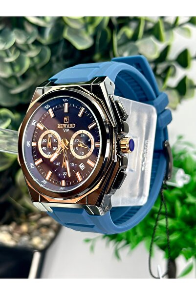 Reward New Season Silicone Waterproof Calendar Active Function Men's Wristwatch 2 Years Warranty