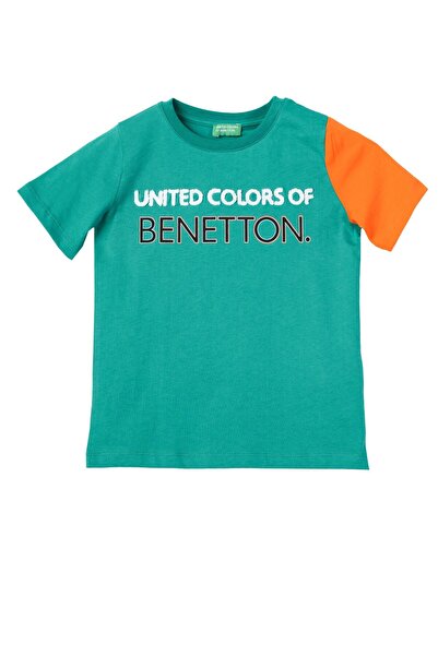Benetton United Colors of Benetton Boy's Green T-shirt BNT-B21353