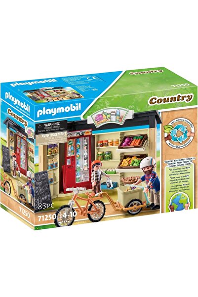 Playmobil 71250 Country Çiftlik Dükkanı, Çiftlik Hayvanı Oyun Setleri, Sürdürülebilir Oyuncaklar, Eğ