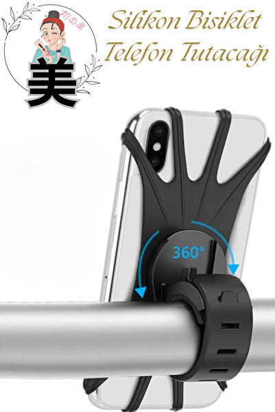 FORSEİ LUCA Silikon Bisiklet Motor Bebek Arabası Telefon Tutacağı