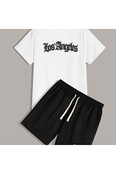 GALASHOP Los Angeles shorts set Men's