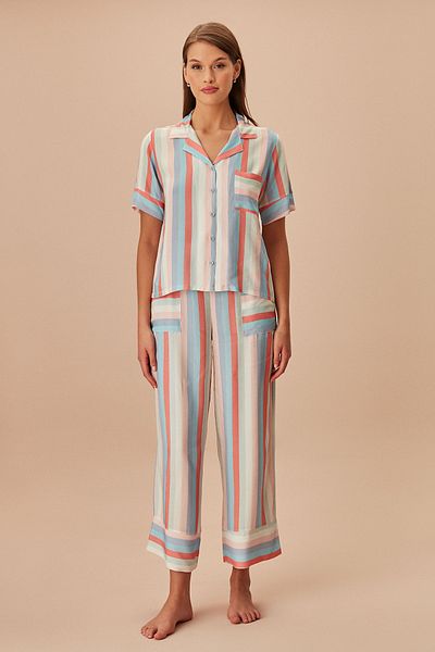 SUWEN Linepot Masculine Pajama Set