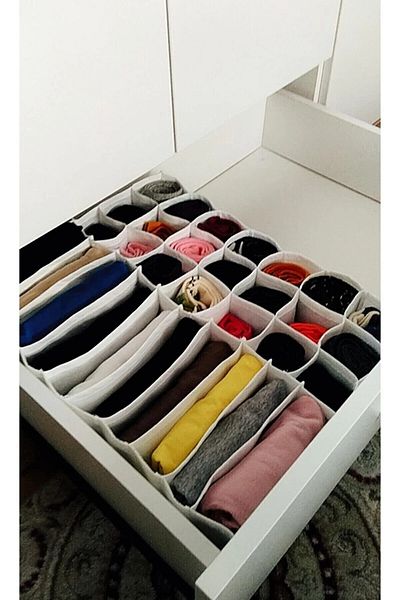 GÜRAY LİFE 31 Compartment Closet and Drawer Organizer - 2 Pieces