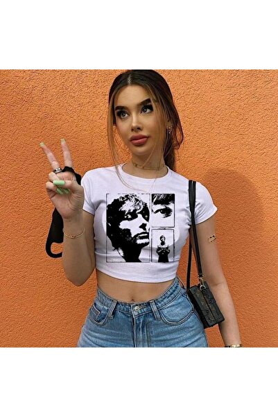 Toum بلوزة قصيرة جديدة مطبوعة من هاري لويس