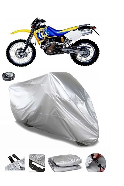 AUTOLION Husqvarna Te 610 - Motorcycle Tarpaulin, Rear Bag Compatible