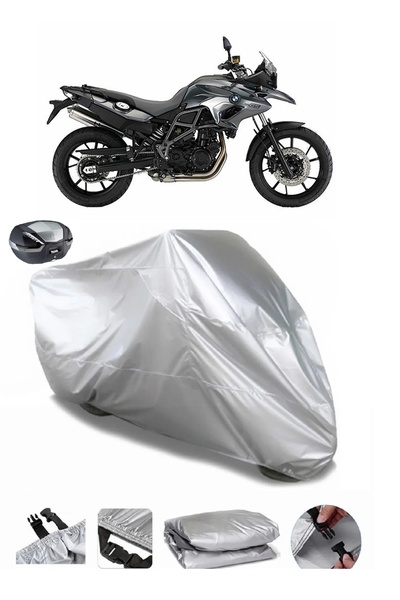AUTOLION Bmw F 700 GS Compatible Gray Motorcycle Tarpaulin Premium Quality