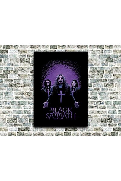 icase Ξύλινος πίνακας Black Sabbath