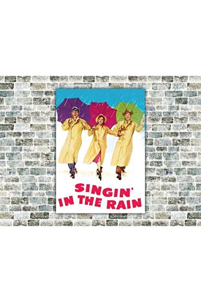 icase Τραγούδι στη βροχή - Ξύλινος Πίνακας