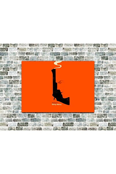 icase Βρώμικος Χάρι Κλιντ Ίστγουντ Ξύλινος Πίνακας