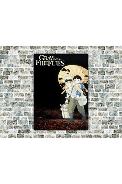 icase Το Τάφο των Πυγολαμπίδων Ξύλινος Πίνακας