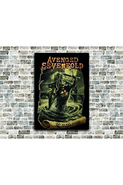 icase Avenged Sevenfold Ξύλινος Πίνακας