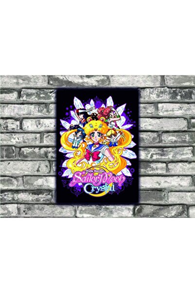 icase Sailor Moon Moon Warrior Ξύλινος Πίνακας Ζωγραφικής Α3