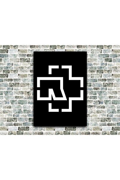 icase Drvena slika sa logotipom Rammsteina
