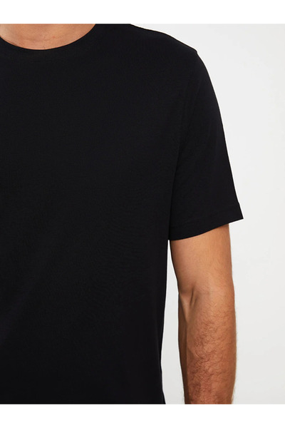 LC Waikiki Ανδρικό μπλουζάκι LCWAIKIKI Classic Crew με κοντό μανίκι χτενισμένο βαμβακερό