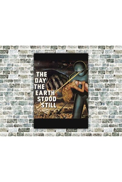 icase Η ημέρα που η Γη σταμάτησε να στροβιλίζεται Ξύλινος Πίνακας