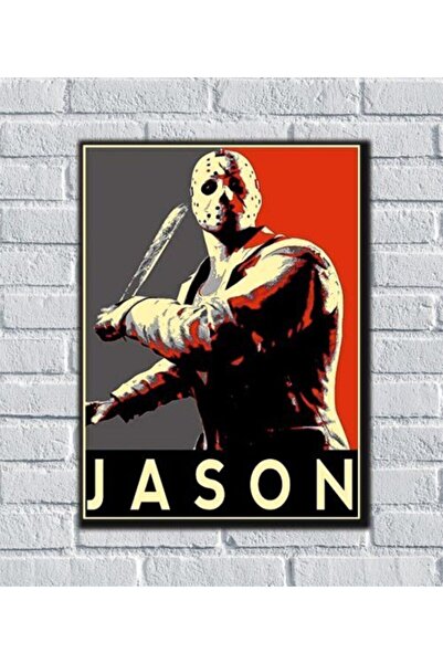 icase Vineri a 13-a 13. Filme de groază de vineri Jason Vorhees Tablou din lemn