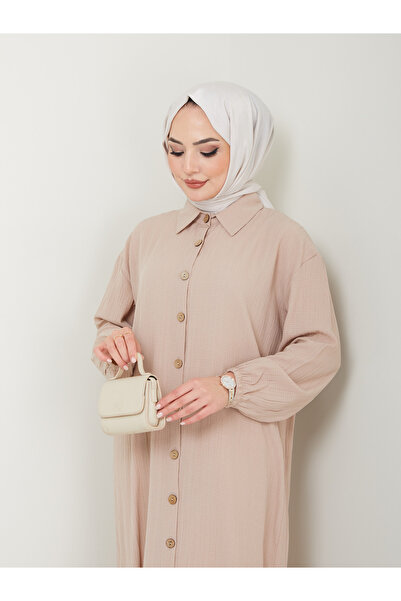 VOLT CLOTHİNG Női Maxi Boy hasított viszkóz tunika