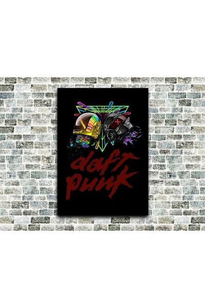 icase Ξύλινος πίνακας Daft Punk