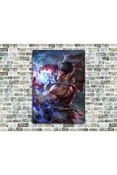 icase Στριτ Φάιτερ Ριού Ξύλινος Πίνακας