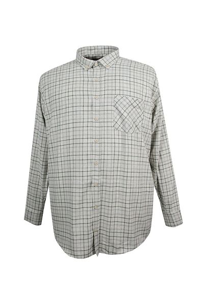 marufshop Βαμβακερό μακρυμάνικο πουκάμισο ξυλοκόπο κατάλληλο για άντρες μεγάλο μέγεθος μεταξύ 125-138 κιλών