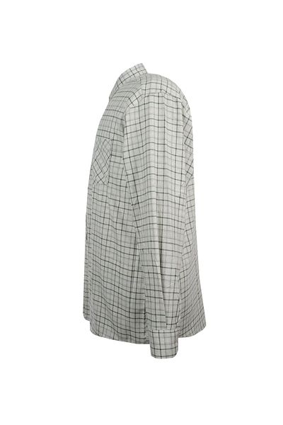 marufshop Βαμβακερό μακρυμάνικο πουκάμισο ξυλοκόπο κατάλληλο για άντρες μεγάλο μέγεθος μεταξύ 125-138 κιλών