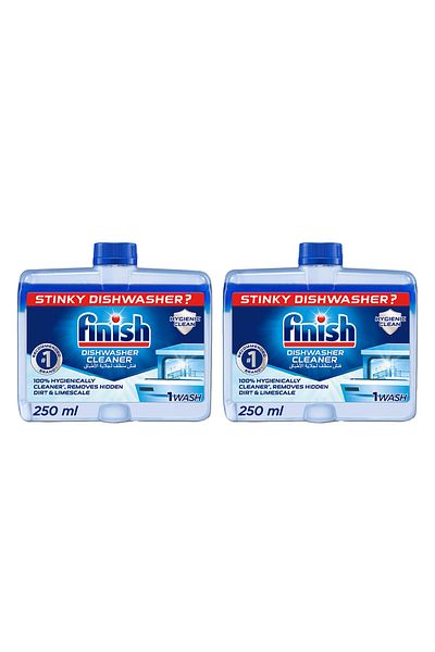 Finish Dishwasher Machine Cleaner, 250ml X 2