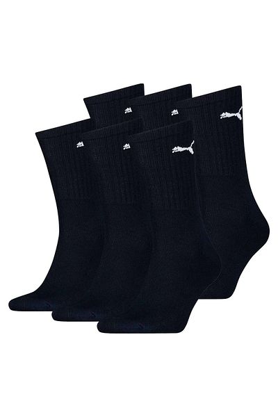 Puma Unisex Sportsocken, 6 Paar - Tennissocken, Crew Sport Socken, einfarbig
