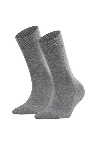 FALKE Damen Socken 2er Pack - Sensitive London, Kurzsocken, einfarbig