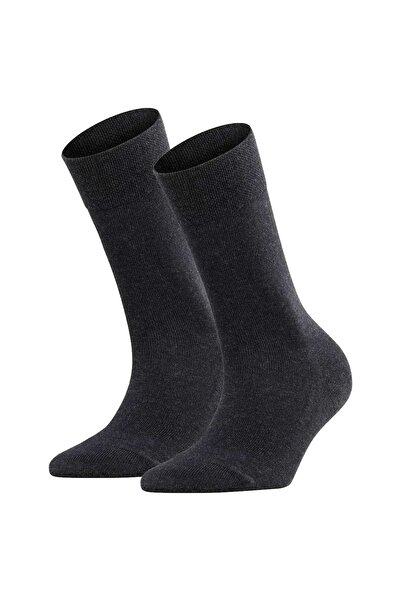 FALKE Damen Socken 2er Pack - Sensitive London, Kurzsocken, einfarbig